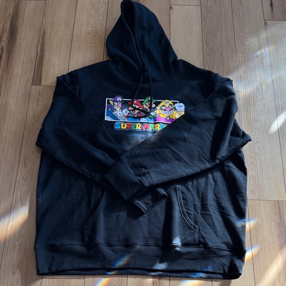 Nintendo Black Super Mario Hoodie